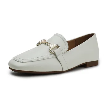 

Spring and Fall New Girl Loafers with Dress Trend Wild Shoes Peas Large Size 41-43 Loafers Women Shoes