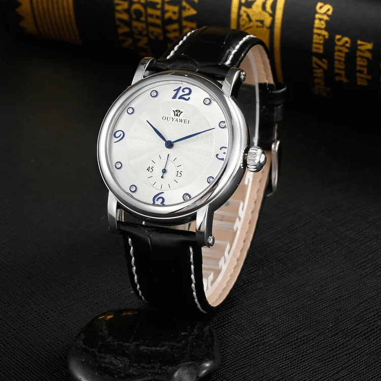 

Europe-asia wei ouyawei Men Women's Top Grade Brand Casual Business Mechanical Wrist Watch