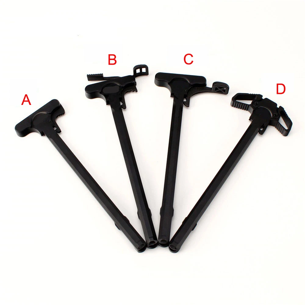 paintball tactical butterfly pulping machine.223 5.56 M4 water bullet gun accessories AR15 accessories charge handle for hunting (4). - 副本