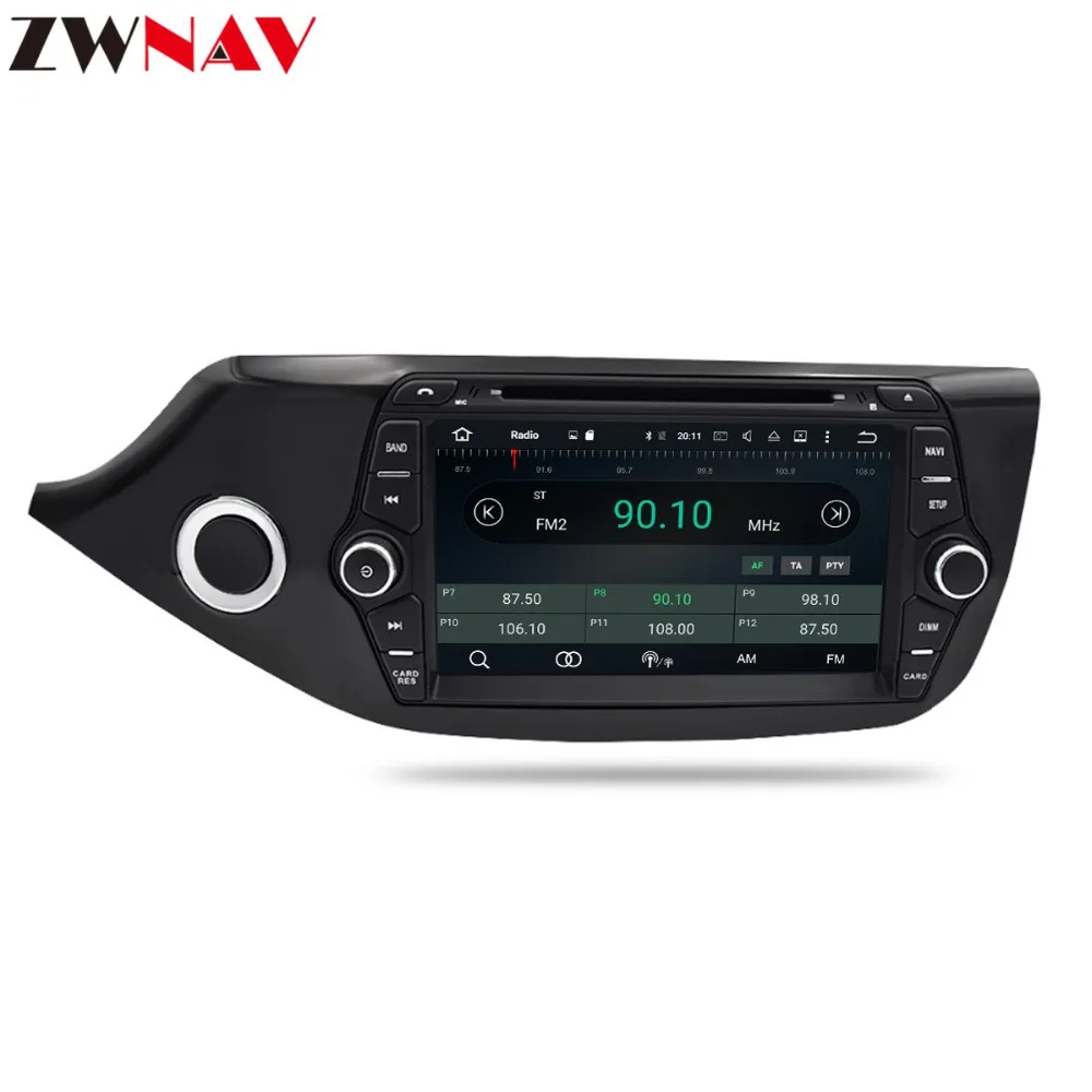 Perfect Android 9.0 Car DVD player 2 Din Auto Radio For Kia Ceed 2013 2014 2015 2016 GPS Navigation Multimedia Audio Video BT head unit 6