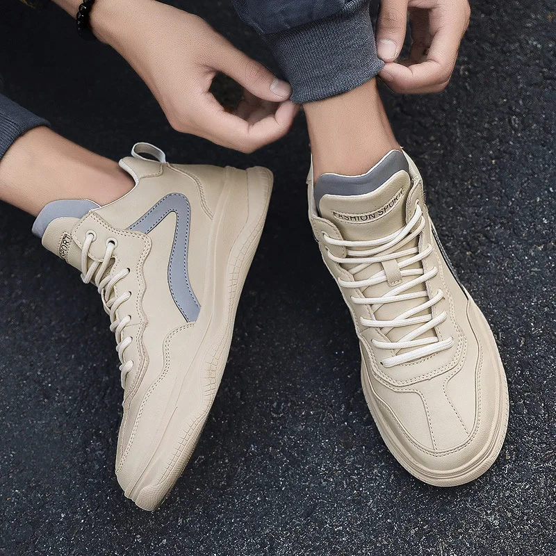 

MEN'S SHOES Winter Trendy Shoes 2019 New Style Korean-style Shoes Men Casual Sports Versatile Hight-top Autumn Mid-top Trendy Sh