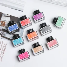 

1Pc New 15ML Non Carbon Colored Ink Signature Pen Painting Fountain Pen Ink Writing Stationery Fountain Dip Pen Accessories