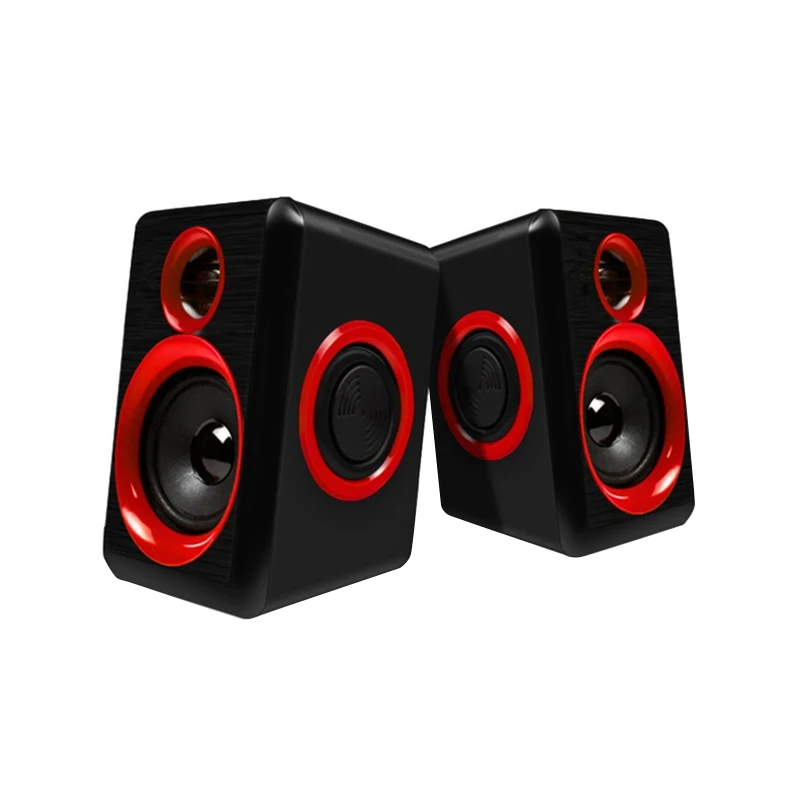 Surround Portable Computer Speakers With Stereo Bass Usb Wired Powered Multimedia Speaker Desktop For Pc Laptops | Электроника
