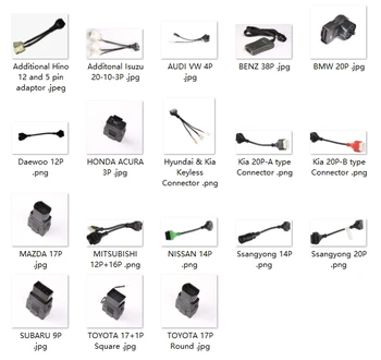 

Optional Adapters for G-scan 3