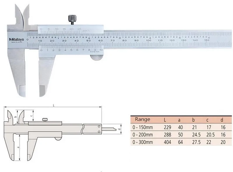 Mitutoyo штангенциркуль " 0-150 мм 530-104 1/128 точность 0,02 0,05 мм микрометр измерительные инструменты Калибр нержавеющая сталь