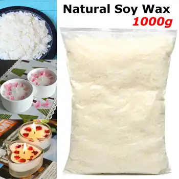 

1000g 100% Natural Candle Raw Material High Quality Paraffin Wax Candle Wax Smokeless DIY Candle Making Supplies Handmade Gift