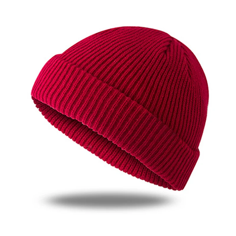 Фиолетовые, красные, черные, серые цвета, женские милые шапки, одноцветные, Осень-зима, вязаные шапки для девочек, шапки, теплые шапки