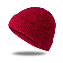 Фиолетовые, красные, черные, серые цвета, женские милые шапки, одноцветные, Осень-зима, вязаные шапки для девочек, шапки, теплые шапки