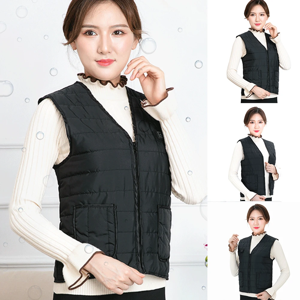 Koop Mannen Vrouwen Outdoor Usb Infrarood Verwarming Vest Winter Flexibele Elektrische Thermische Warme Jas Kleding Voor Wandelen Paardrijden Sport