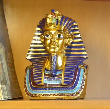 

HISTORICAL FIGURES SCULPTURE ART EGYPTIAN DECORATION CRAFTS PHARAOHS HEADDRESS DECORATIONS HOME FURNISHINGS