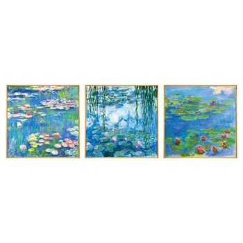 

Monet Water Lily Excellent Preparation For Good European Decorative Painting The Living Room Sofa Restaurant Modern Painting Pai