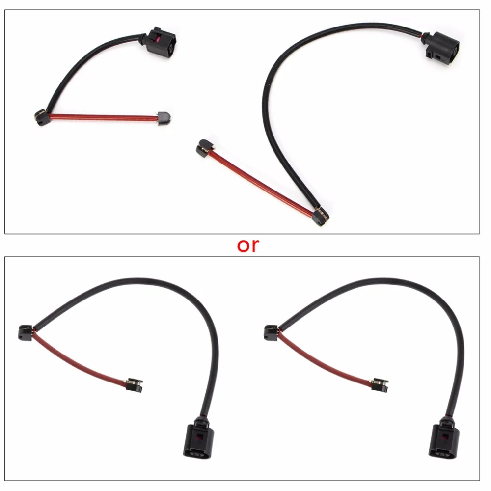 

2Pcs Brake Pad Wear Sensor Front Rear Kit For Q7 Cayenne Touareg Auto Brake System Pads Shoes Parts