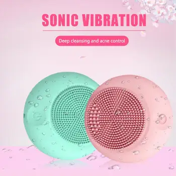 

Ultrasonic Silica Gel Face Cleaning Device Blackhead Acne Removal Rechargeable Electric Facial Cleaner Beauty Instrument