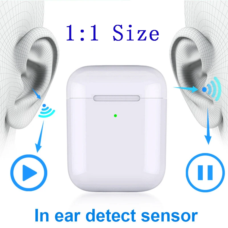 2019 i9000 tws Original Wireless Earphones In-ear Smart Sensor Bluetooth 5.0 i 9000 tws 1:1 Aire 2 PK i1000 i2000 i5000 tws