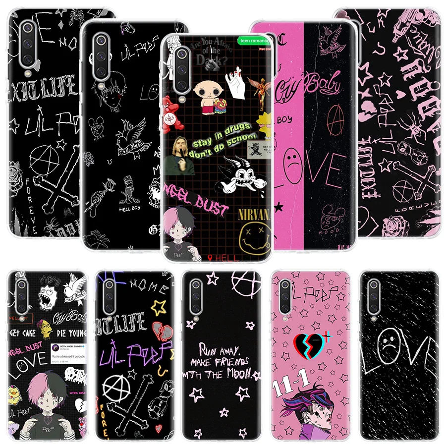 Lil Peep Bo черный чехол для телефона Xiaomi Redmi 9 9T 9C 10 Prime 10X 10C 8 7 6 10A 9A 8A 7A 6A S2 K40 Pro K30 K20 Coque |