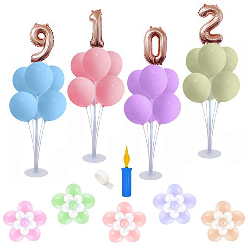 Wedding Celebration Party Decorations Balloon Stand Pump Clips DIY Tools Sets | Дом и сад