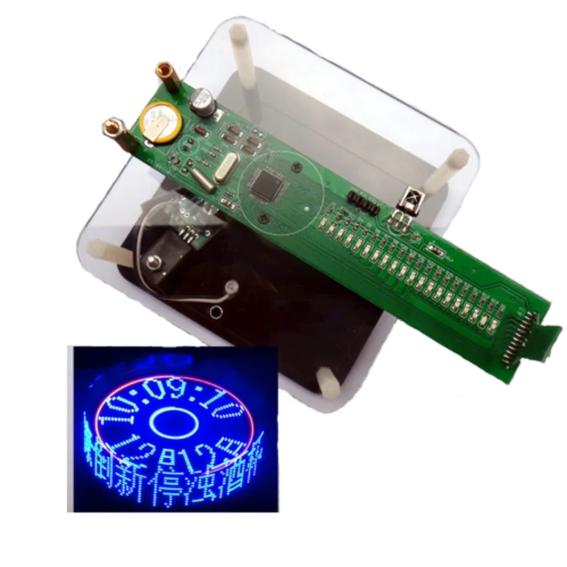 

DIY Сферический Вращающийся набор POV вращающиеся часы запчасти + TTL серийный загрузчик