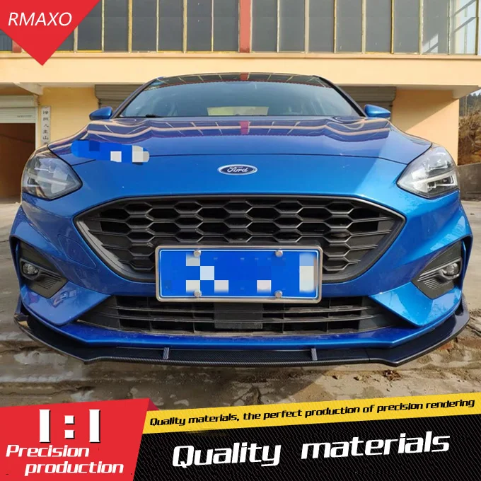 Для Ford Focus Body kit спойлер 2019 2020 для ABS задний бампер диффузор защитные