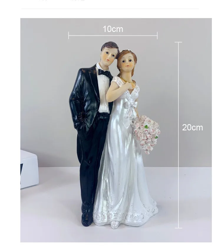 FIGURINE DECOR DE GATEAU,style 6Décoration de gâteau de mariage