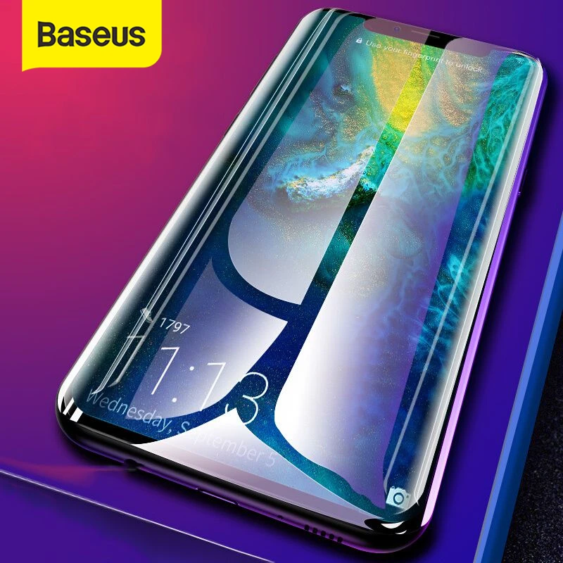 Защитное стекло Baseus для Huawei Mate 20 Pro защита экрана 3D поверхность полное покрытие