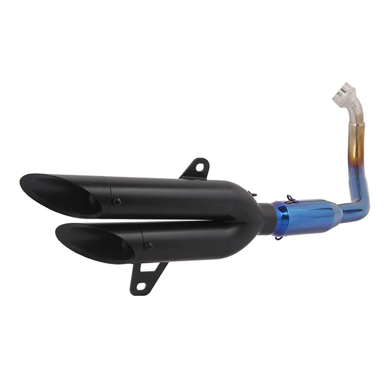 For Honda FORZA 300 2017 2018 2019 Black Exhaust Muffler Vent Tube Front Elbow Link Connect Pipe Motorcycle System - Image 5