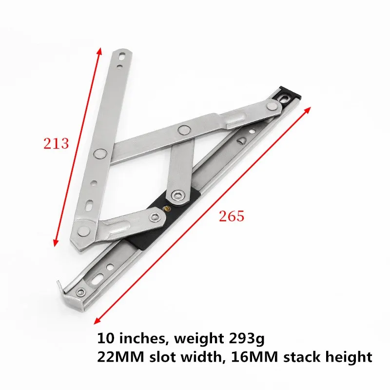 10inch four-bar linkage wind Brace ,Aluminum window Slider/hinges,Can be positioned,high bearing, strong,window hardware