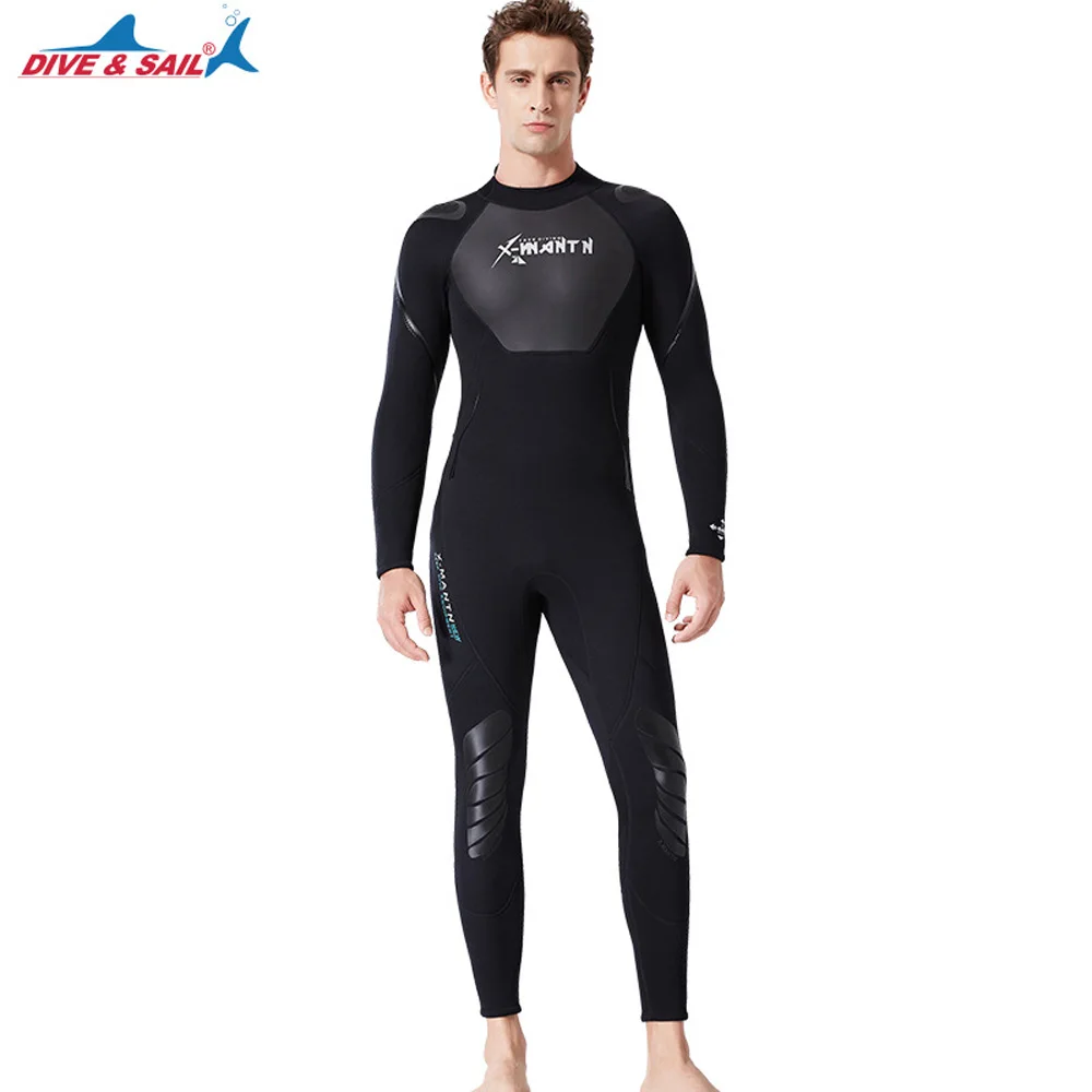 

3MM Neoprene Wetsuit Men Women Long/Short Sleeve Trunk One Piece Wet Suits For Swimming Jumpsuit Surfing Rash Guards