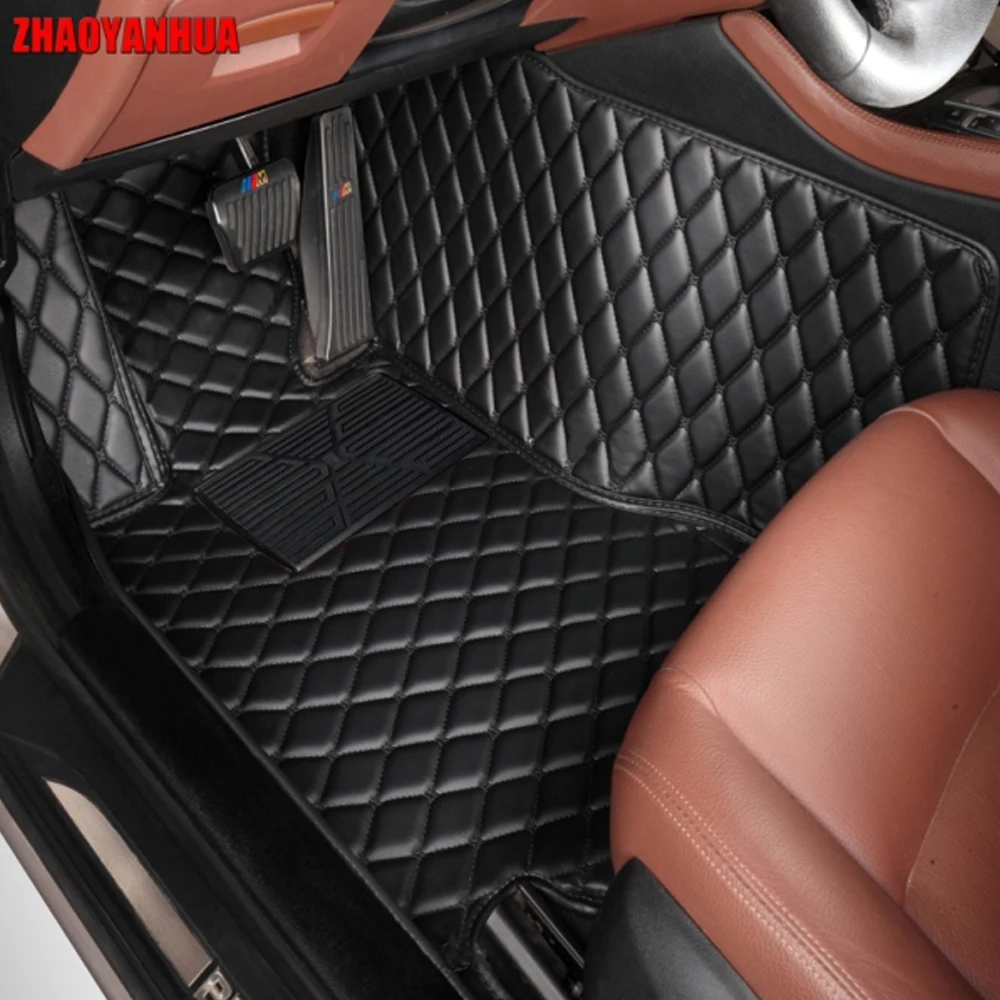 Sunny Fox автомобильные коврики для Mercedes Benz A B180 C200 E260 CL CLA G GLK300 кожаный Противоскользящий автомобильный коврик для укладки