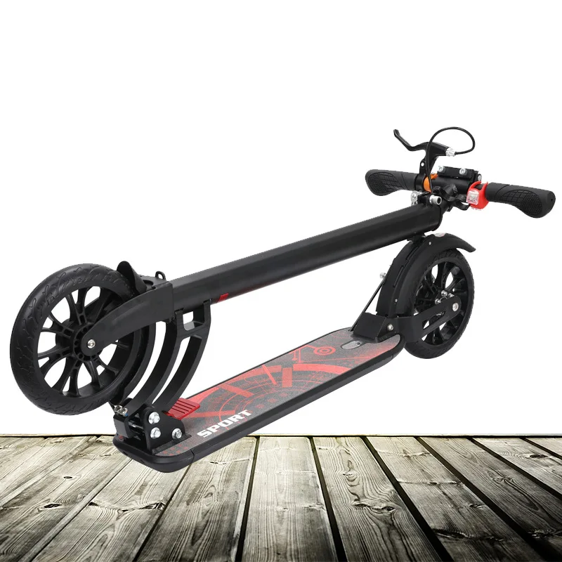 

Cartoon Pattern Manufacturers Direct Selling Scooter Children Foldable Two Wheels Scooter Adjustable Anti-slip Roller