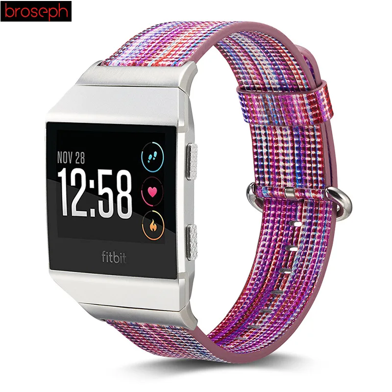 Кожаный ремешок для часов для Fitbit Ionic Smart Watch Band разноцветный окрашенный ремешок спортивный сменный Браслет для Fitbit Ionic