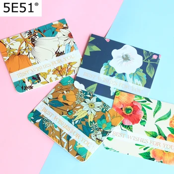 

Simple retro flower shop greeting message Christmas card pattern optional add content custom 374