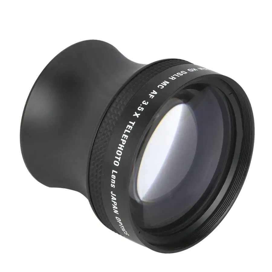 52 мм 3.5X Универсальный алюминиевый сплав Телеконвертер телеобъектив DSLR камеры аксессуары