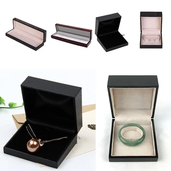 

Exquisite Necklace Chain Bracelet Jewelry Display Case Storage Jewelry Gift Box Wooden Case Wedding Gift Boxes for Women
