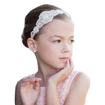 

trade price New Bling Girl Baby Children Headband Handmade Beaded Drill Hair Bride Accessories Buying on behalf of others