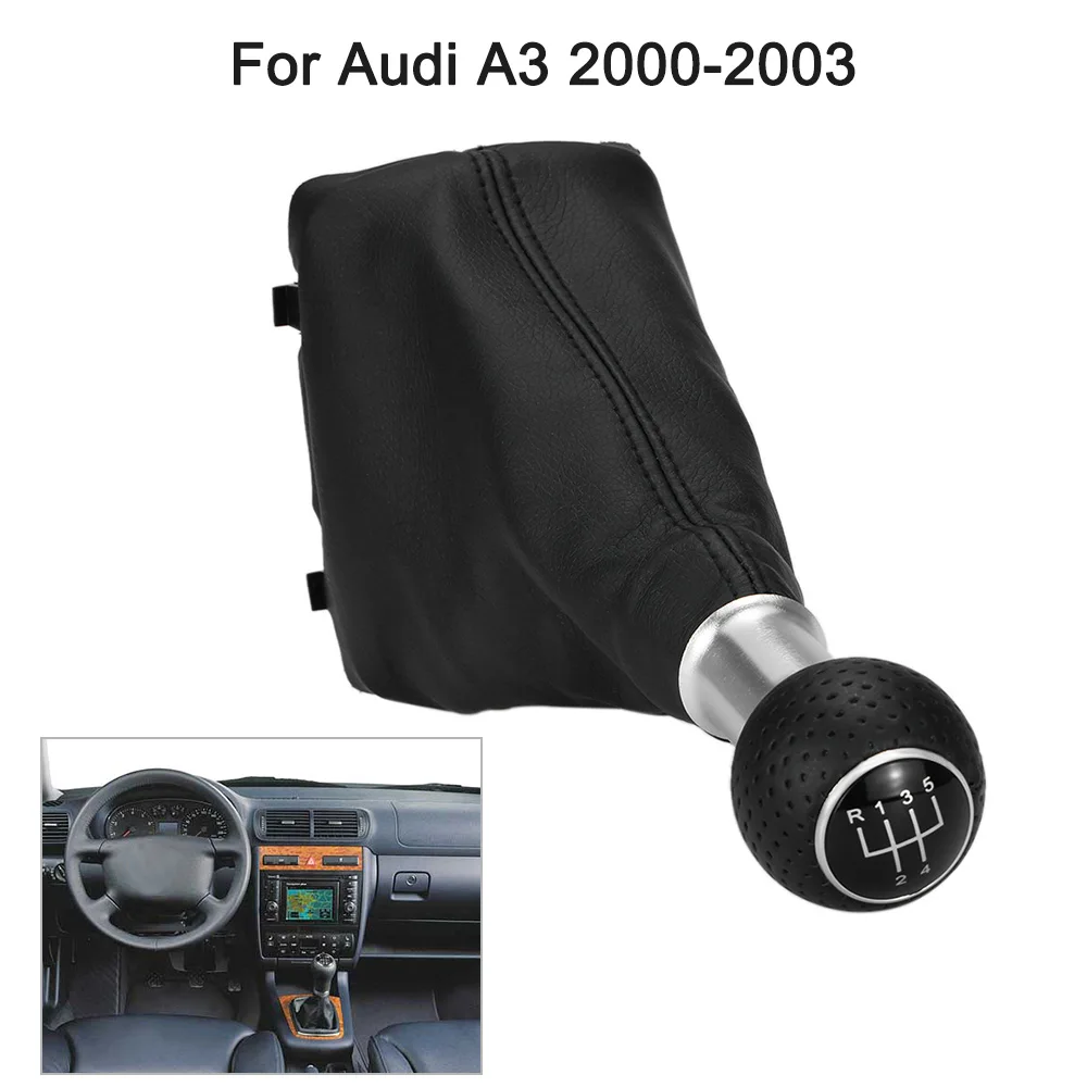 KKMOON 5 скоростей ручка переключения передач палка Gaiter Boot Замена Комплект для Audi A3 2000-2003