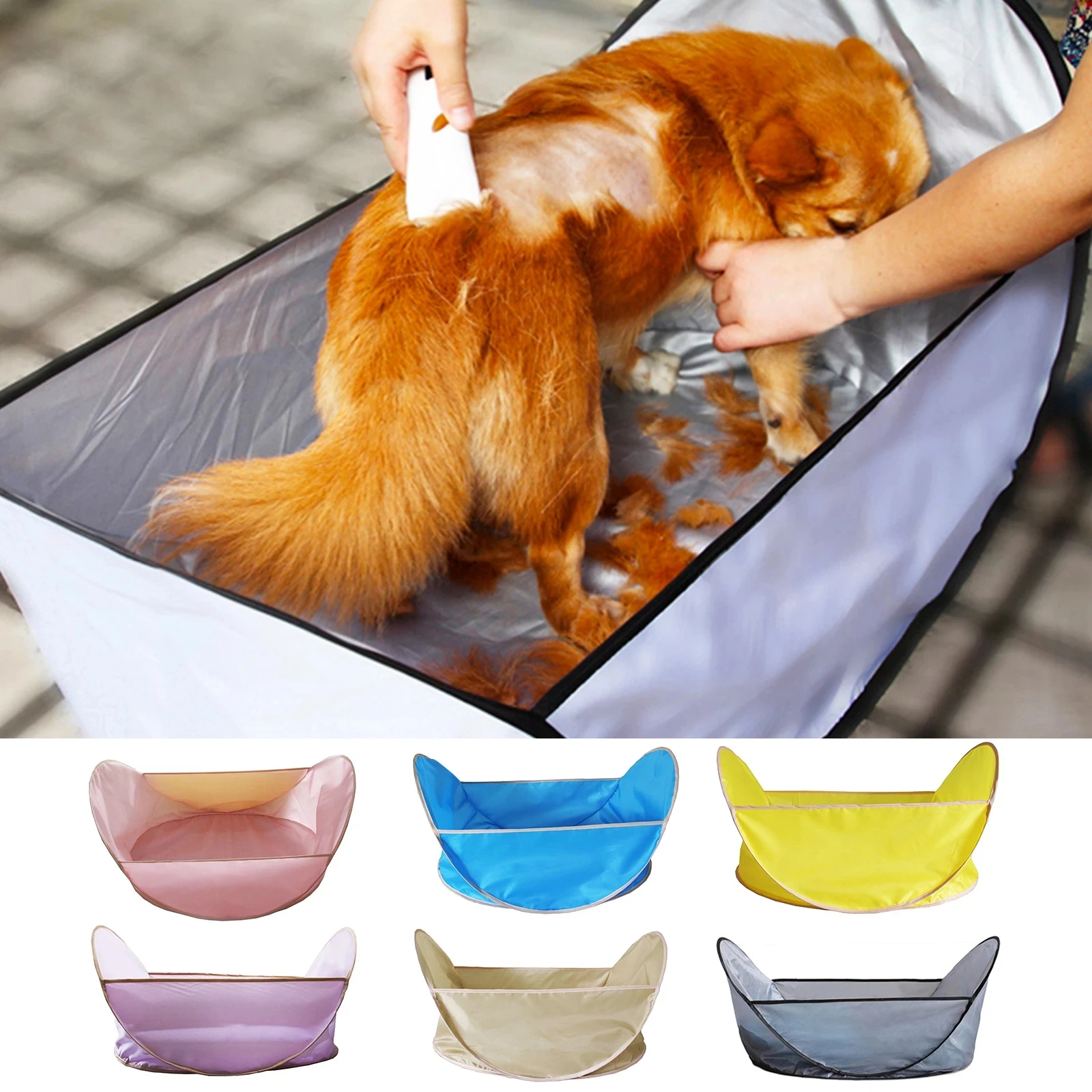 Портативные стрижки для домашних животных KIMPETS слюнявчик кошек и собак