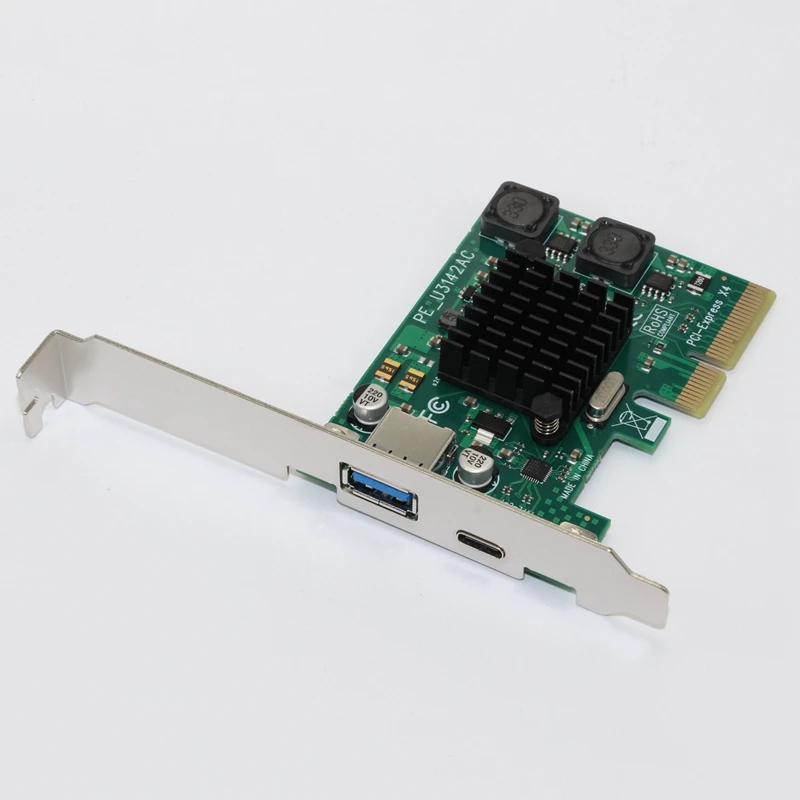Компьютерная шина PCI-E 4X PCI Express USB 3,1 Тип C карты расширения с 15 пин PCIe конвертер