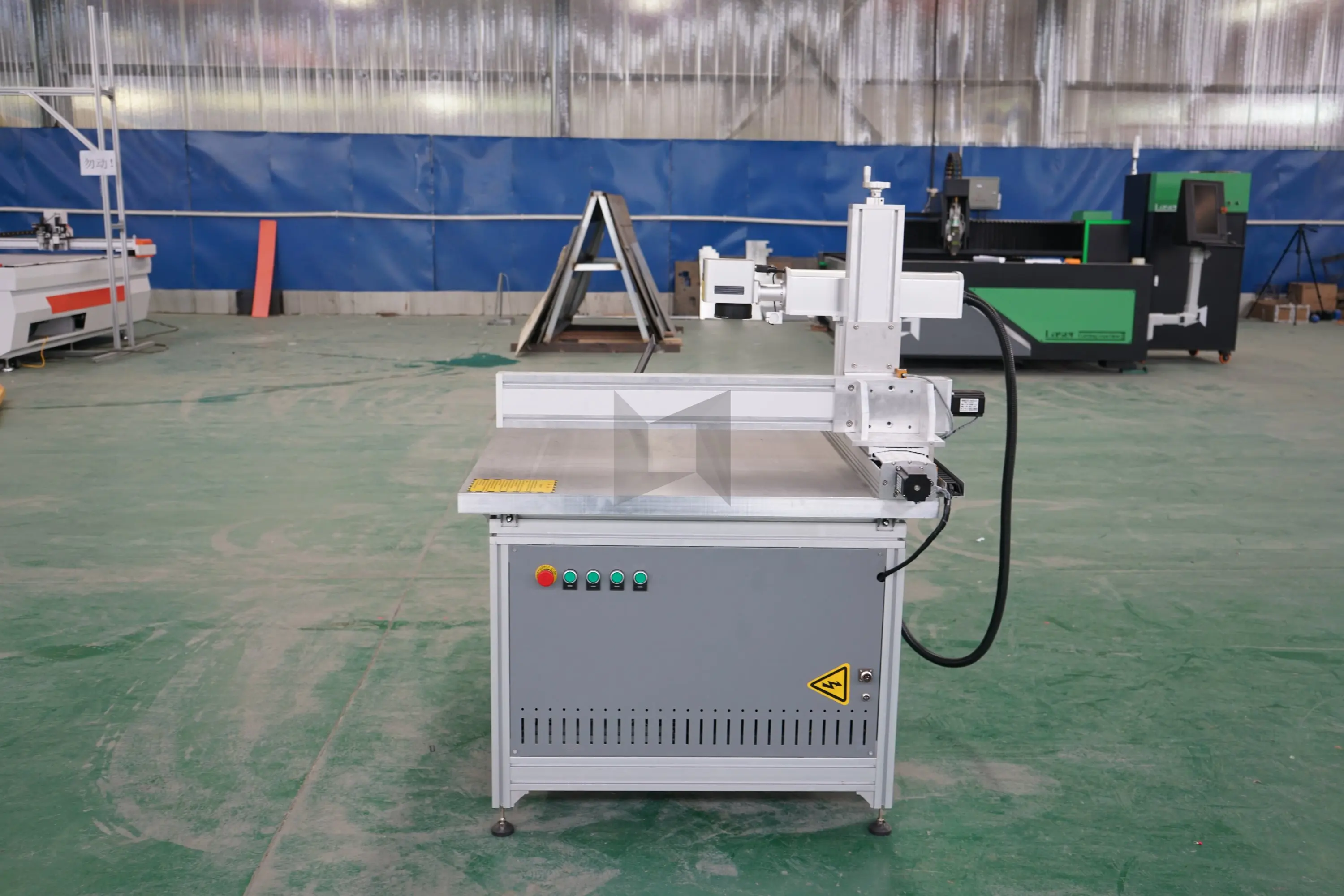 Big working area fiber laser marking machine XY sliding rail laser engraving machine