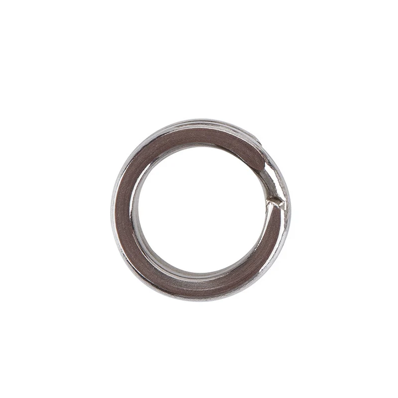 

200pcs 5-Size Stainless Steel Fishing Split Rings Double Loop Connectors Tackle