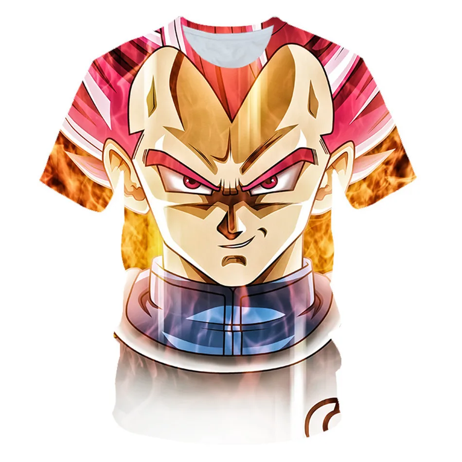 Коллекция года, летняя детская футболка с драконом и шариком Z Ultra Instinct God Son Goku Super Saiyan Детская футболка с 3D принтом Футболка для мальчиков и девочек - Цвет: picture show PT-218