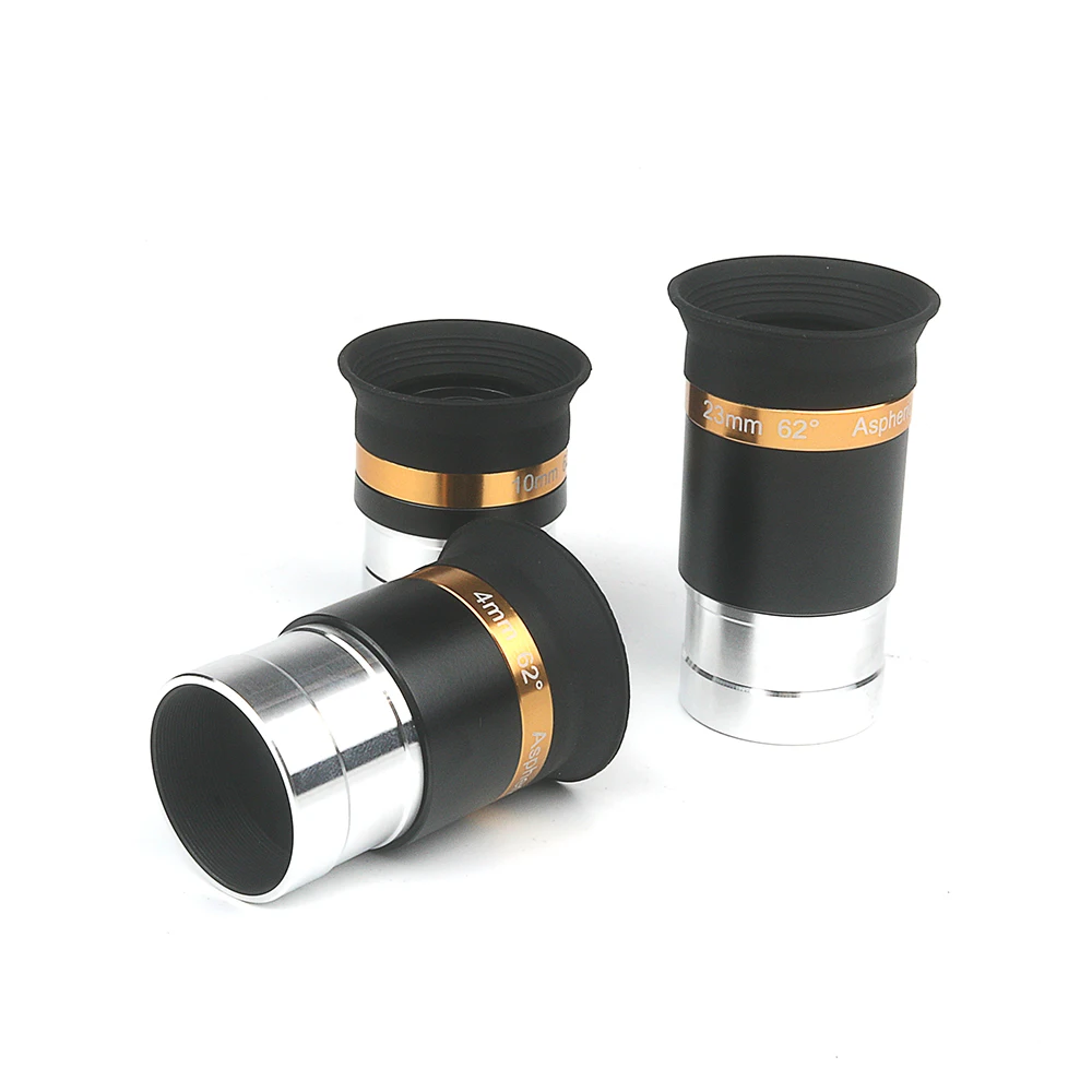 EYSDON 4mm 62° Aspheric Eyepiece 1.25 Inch Lens Ocular for Astronomical Telescope 6