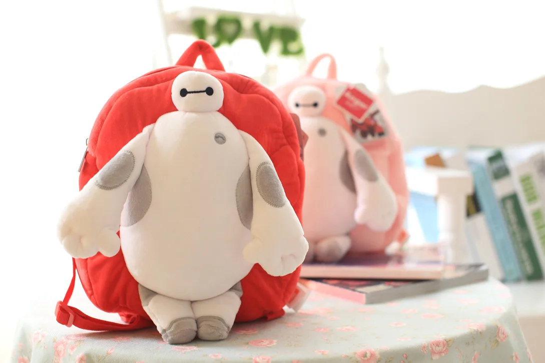 Детский рюкзак disney, Сумка с героями мультфильмов, большой герой 6 Baymax, милый детский сад, школьный рюкзак, прекрасный подарок на день рождения, плюшевые игрушки