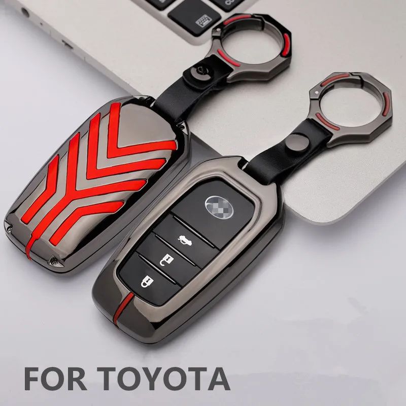 Для Toyota высокий посадочный ключ Land Cruiser Riez RAV4 Camry Crolla Crown Prado держатель Prot Новый Стиль цинковый сплав чехол для