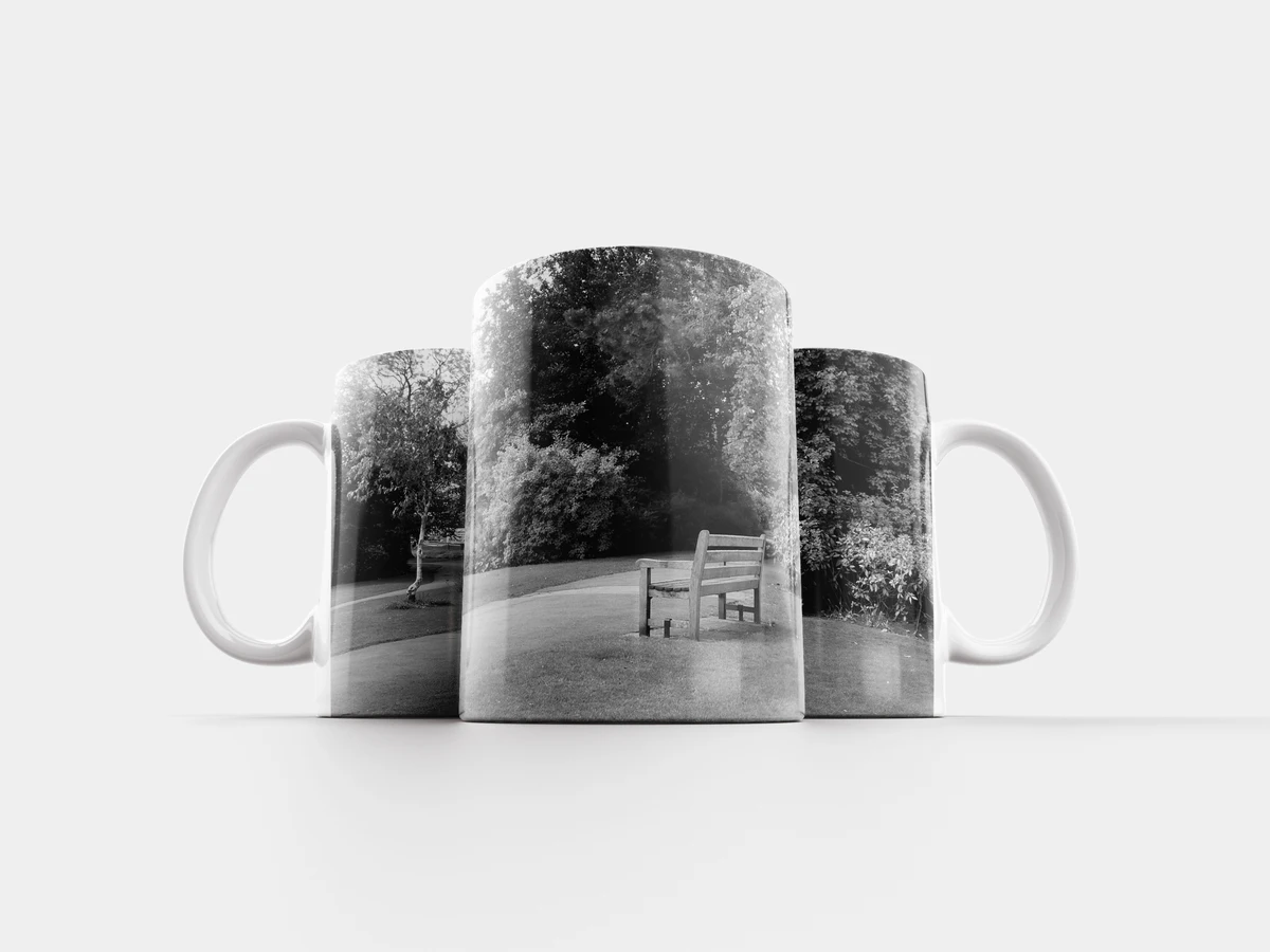 Mug &quotbench walk Park&quot 320 ml mug Bench Walk Park | Дом и сад