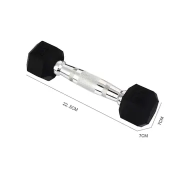 

Solid Adjustable Barbell Barbell Stainless Steel Outdoors Strength Training Plates Muscle Dumbbell Cap Bodybuilding Black