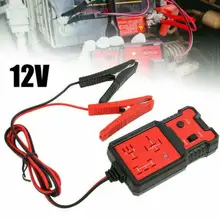 Para o verificador da bateria do automóvel do carro ferramentas diagnósticas 12v leitor de código universal eletrônico testador relé automotivo