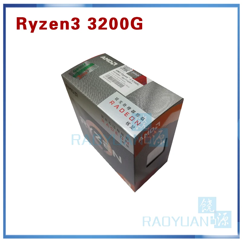 

New AMD Ryzen 3 3200G R3 3200G 3.6 GHz Quad-Core Quad-Thread 65W CPU Processor L3=4M YD3400C5M4MFH Socket AM4 With Cooler Fan