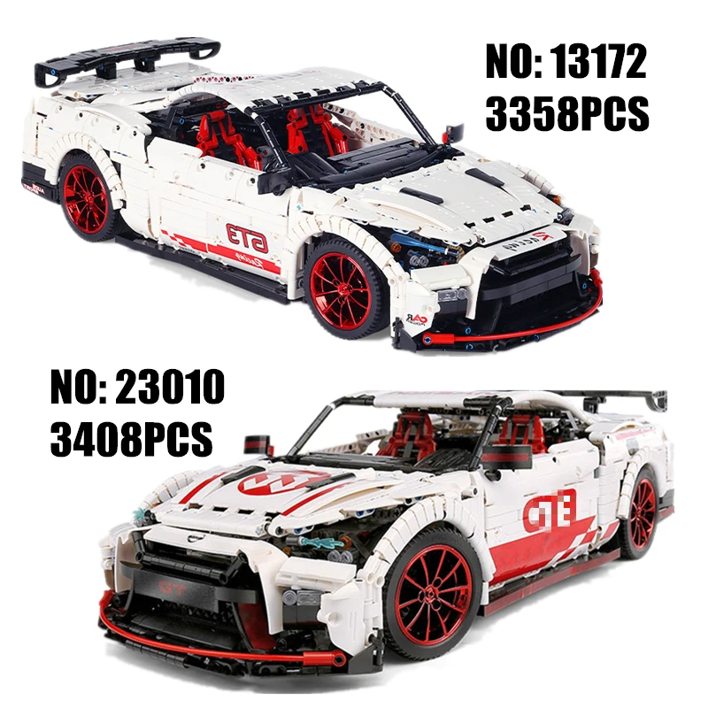 

NEW IN STOCK 23010 13172 GT-R Technic RC Racing Car Fuction Remote Control MOC 25326 Building Blocks LEPINBricks Toys Gifts