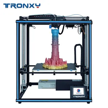 

Tronxy X5SA 3D Printer DIY kit Full metal 3.5 inches Touch screen High precision Auto leveling PLA filament as gift