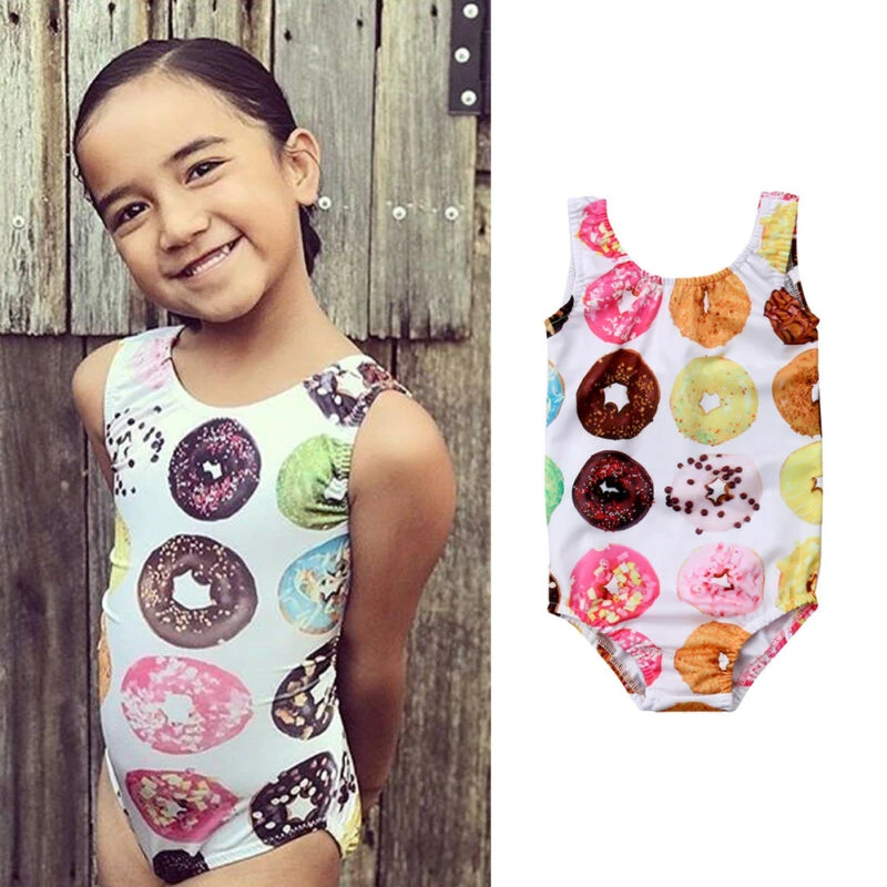girls donut bathing suit